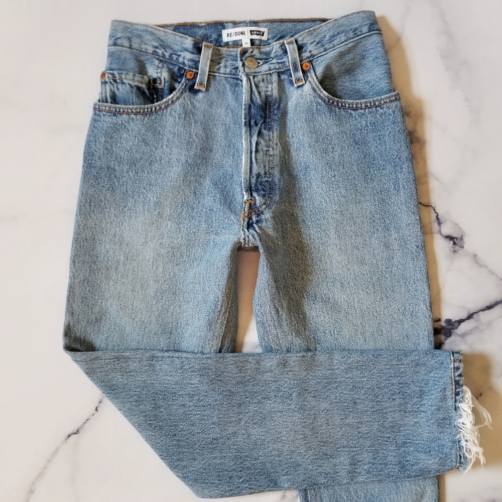 RE/DONE Levi's High Rise Ankle Crop Jean